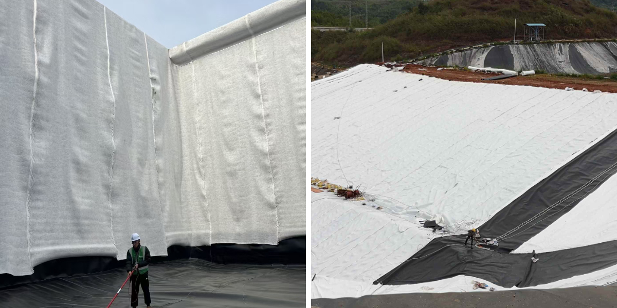 قماش جيوتكستايل غير منسوج