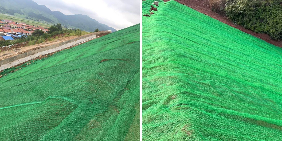 土地造成プロジェクト向けジオマット：土壌の安定化と植生回復の促進