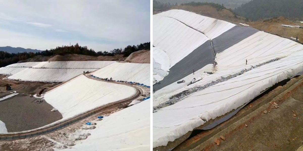 حماية المنحدرات الجيوسينثتيكية