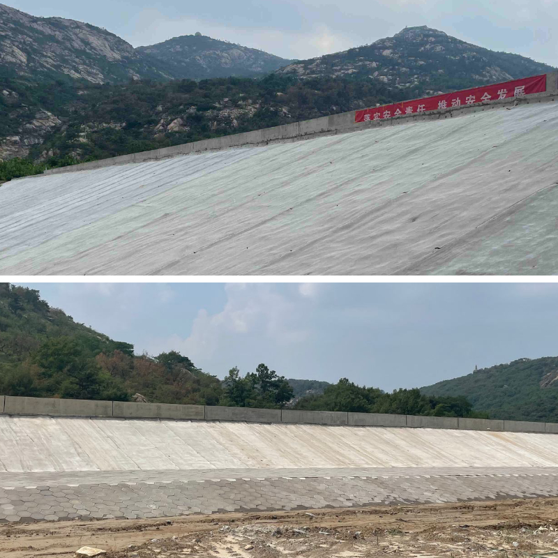 Revestimento para vala de drenagem