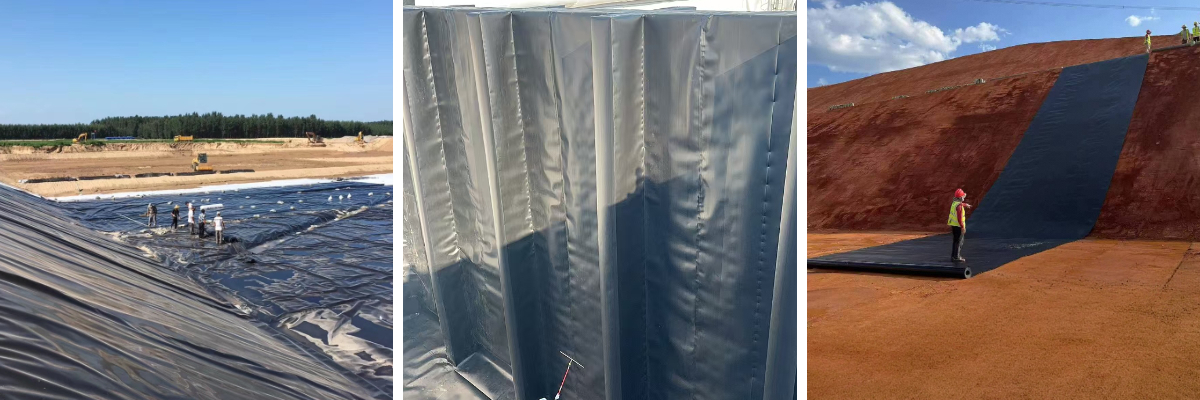 Géomembranes en PEHD, PEBDL et PVC : principales différences et comment choisir