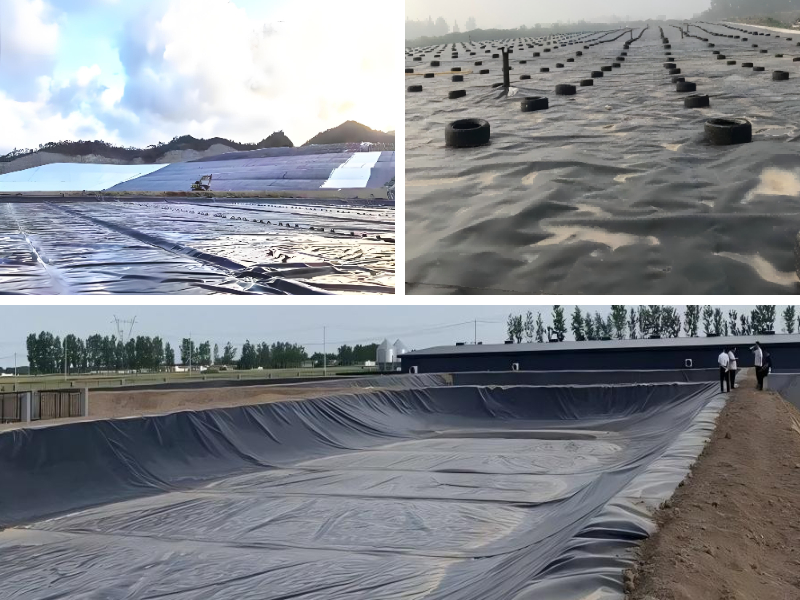 Préparation des pentes et compactage des sols pour la pose de géomembranes en PEHD Préparation des pentes et compactage des sols pour la pose de géomembranes en PEHD