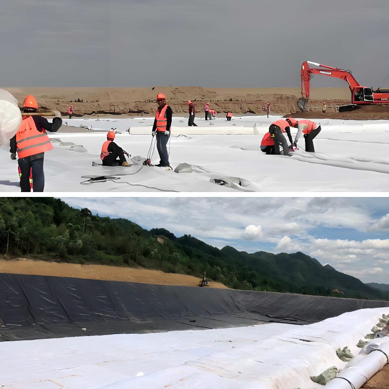 Tissu filtrant géotextile tissé