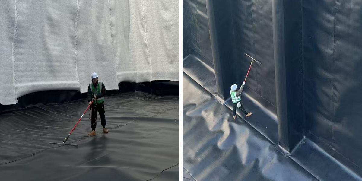 كيفية اختبار جودة غشاء البولي إيثيلين عالي الكثافة: طرق الفحص المختبري والموقعي كيفية اختبار جودة غشاء البولي إيثيلين عالي الكثافة: طرق الفحص المختبري والموقعي