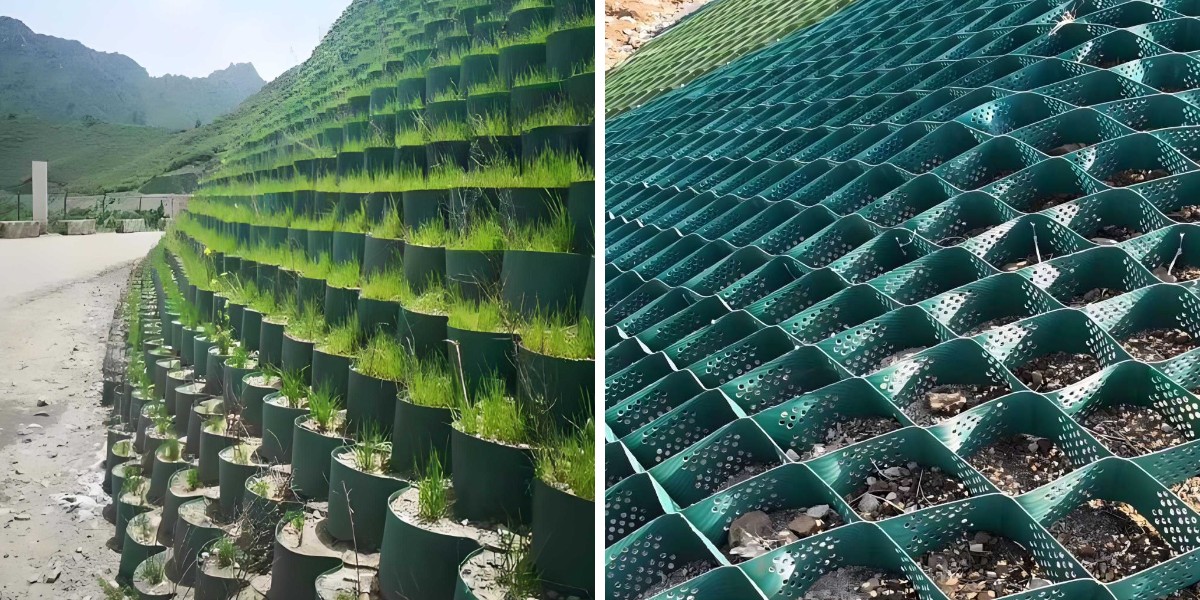 Utilisation des géocellules dans l'aménagement paysager : solutions créatives pour les murs de soutènement