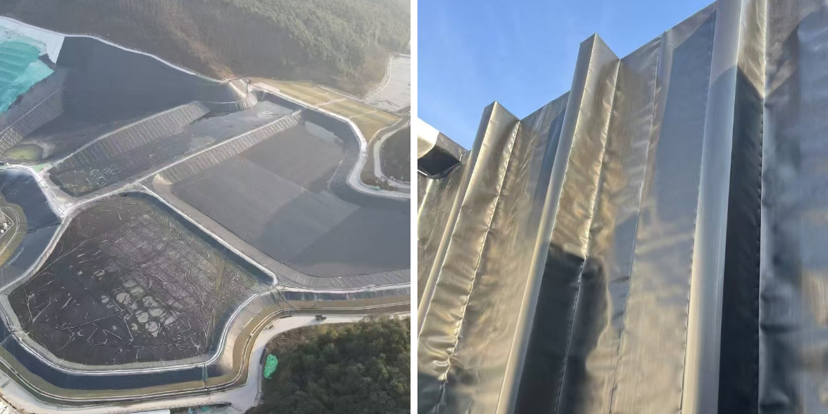 الأغشية الجيوممبرينية في مشاريع البرك الشمسية: تطبيقات الطاقة المتجددة