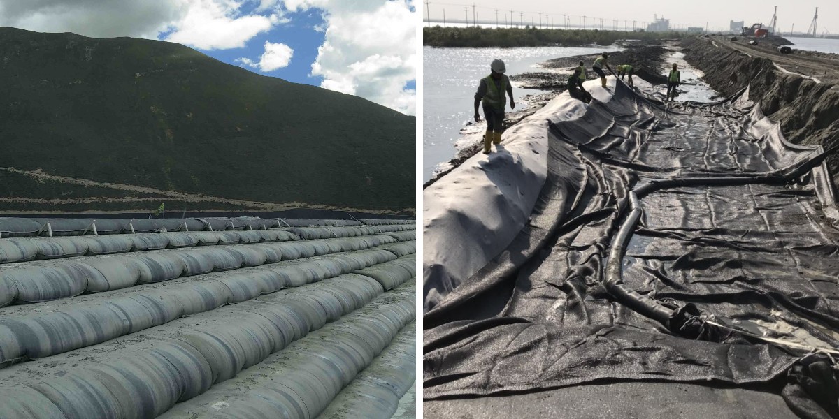 Geotube للجدران الاستنادية: لماذا هو ضروري للاستقرار على المدى الطويل