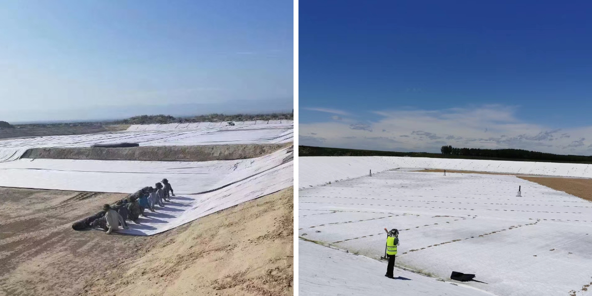 نسيج جيوتكستايل نسيج جيوتكستايل