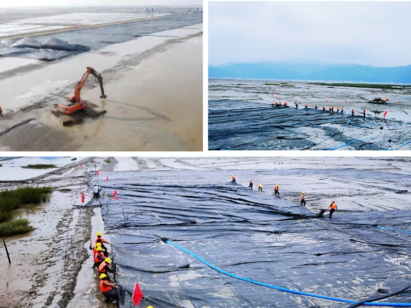Sacos de drenagem para projetos de remediação ambiental Sacos de drenagem para projetos de remediação ambiental