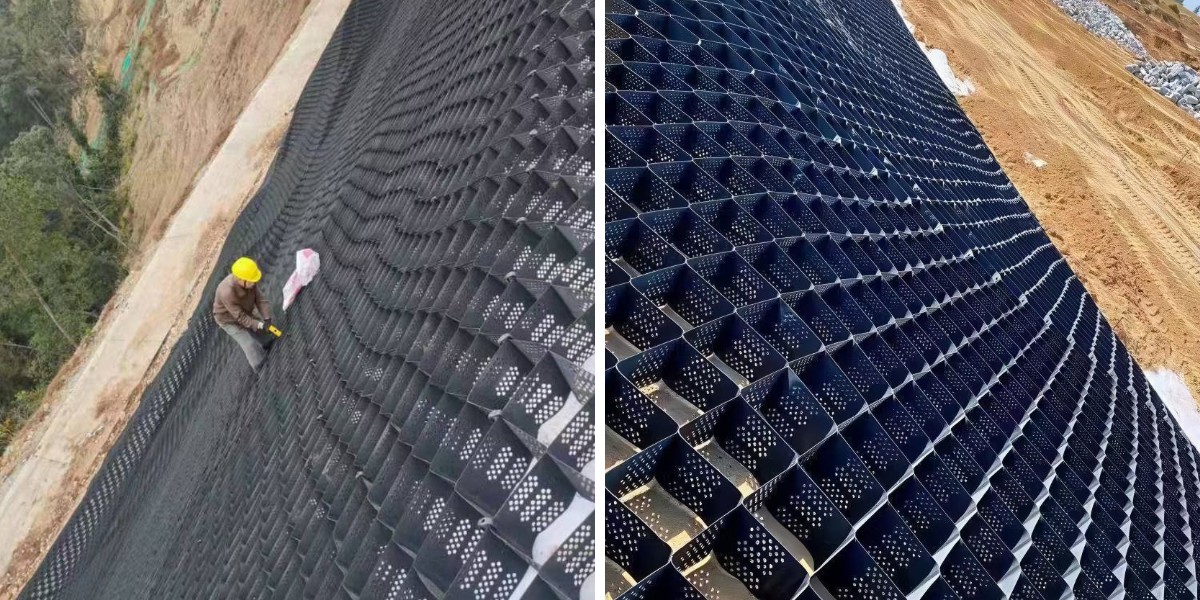 Matériaux de remplissage pour géocellules en PEHD : choisir entre gravier, sable ou terre pour une stabilité optimale