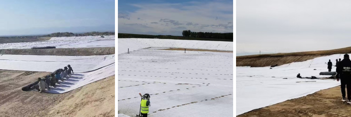 Tela geotextil para ingeniería hidráulica: revestimiento de presas y canales Tela geotextil para ingeniería hidráulica: revestimiento de presas y canales