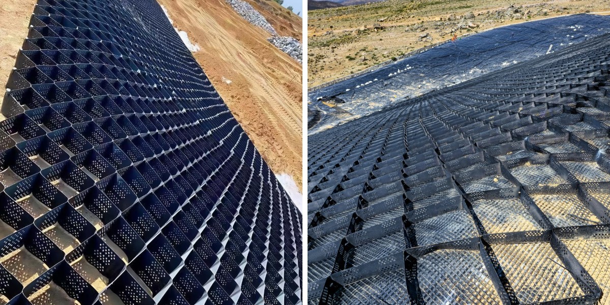 التطبيق العملي للخلايا الأرضية HDPE في مشاريع حماية المنحدرات التطبيق العملي للخلايا الأرضية HDPE في مشاريع حماية المنحدرات