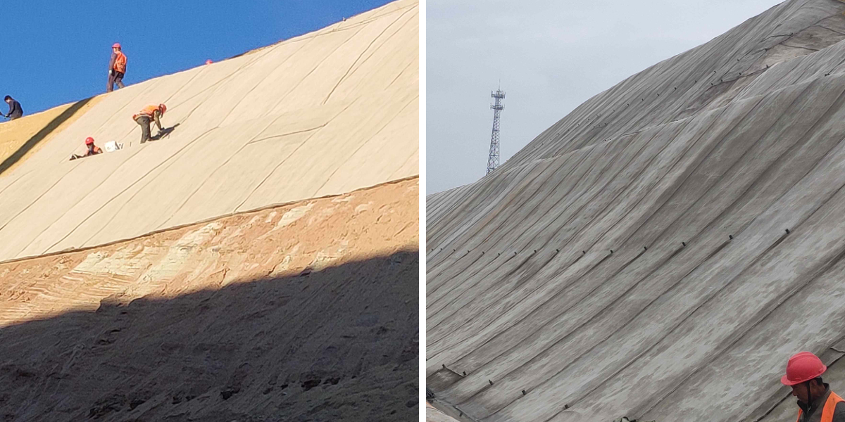 قماش وخرسانة