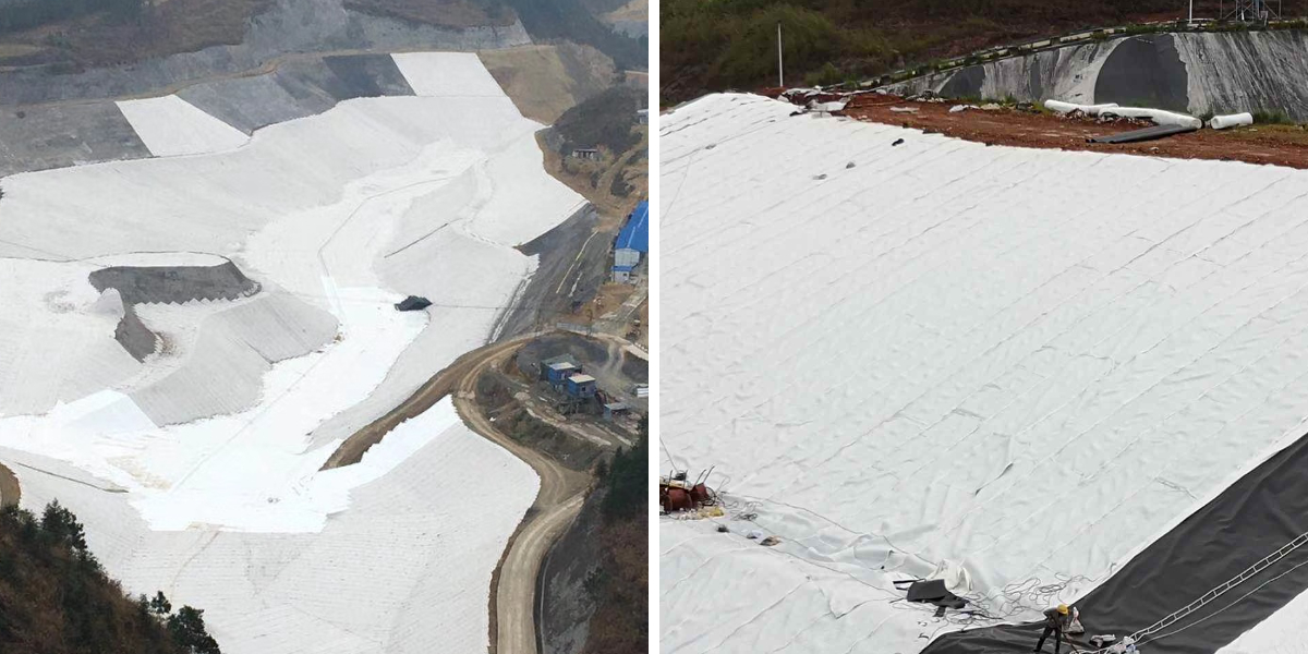 Геотекстиль для горнодобывающих предприятий: удержание осадка и защита почвы.