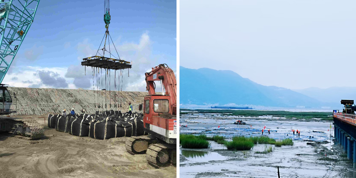 Sacos de drenagem para projetos de remediação ambiental Sacos de drenagem para projetos de remediação ambiental