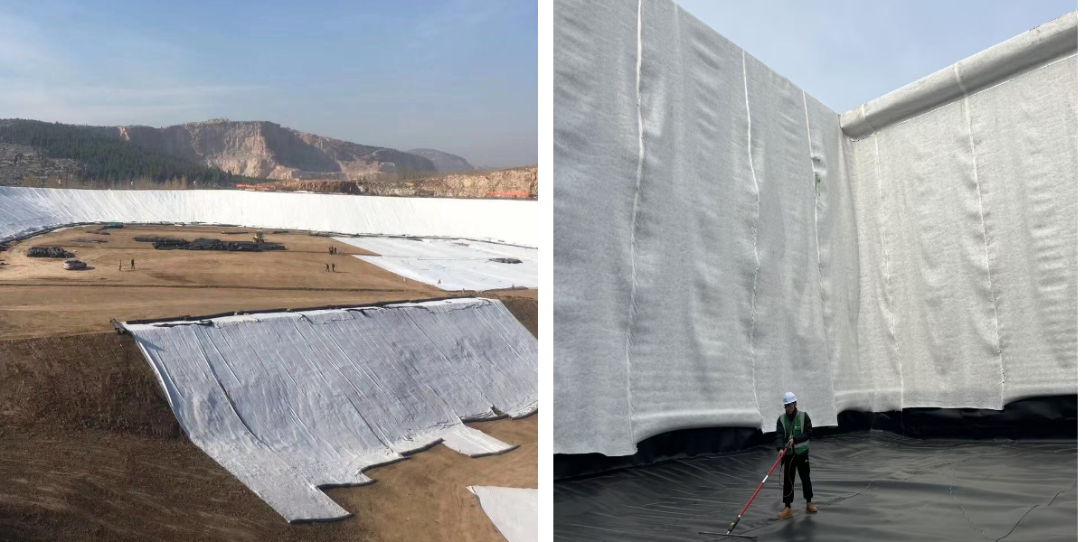 نسيج الصرف الجيوتكسيلي غير المنسوج نسيج الصرف الجيوتكسيلي غير المنسوج