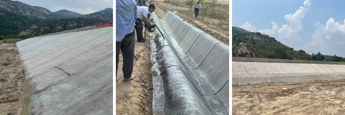 بطانية خرسانية مرنة بطانية خرسانية مرنة