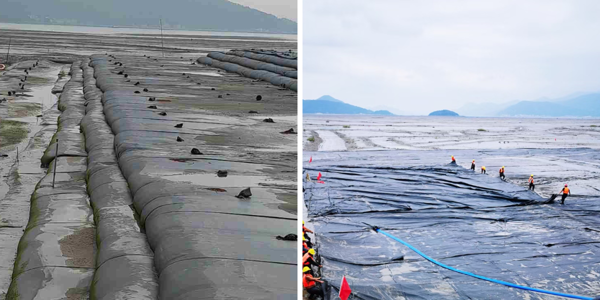 أنابيب الجيوتكستايل لمكافحة تآكل السواحل: أفضل الممارسات وأمثلة المشاريع أنابيب الجيوتكستايل لمكافحة تآكل السواحل: أفضل الممارسات وأمثلة المشاريع