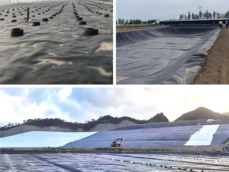 معالجة مياه الصرف الصحي: بطانات البولي إيثيلين عالي الكثافة للبحيرات وتخزين المواد الصلبة الحيوية