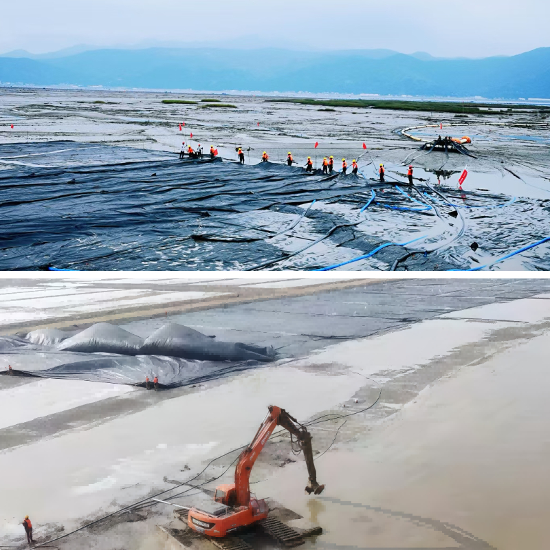 Tabung Geotekstil dalam Konstruksi Perkotaan: Mendukung Dinding Retensi & Proyek Penggalian Tabung Geotekstil dalam Konstruksi Perkotaan: Mendukung Dinding Retensi & Proyek Penggalian