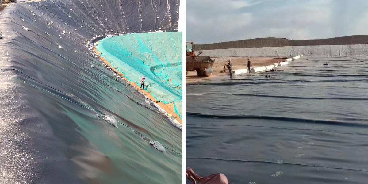 دراسات الحالة: استخدام ناجح لأغشية البولي إيثيلين عالية الكثافة في تخزين مخلفات التعدين