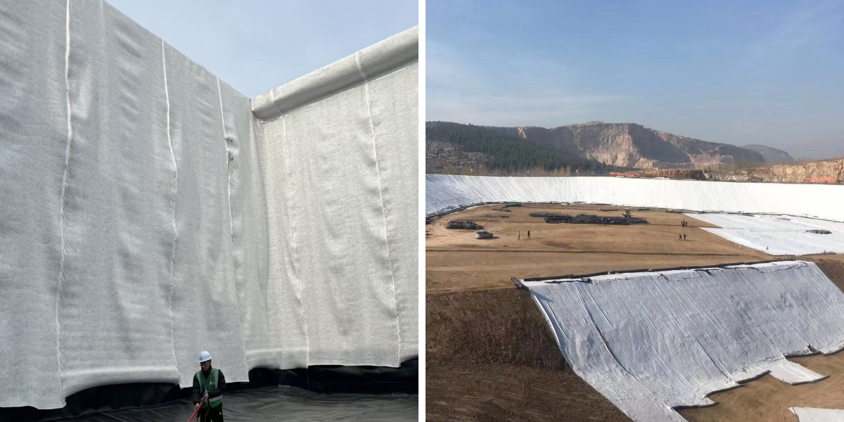 نسيج جيوتكستايل منسوج من البولي إيثيلين