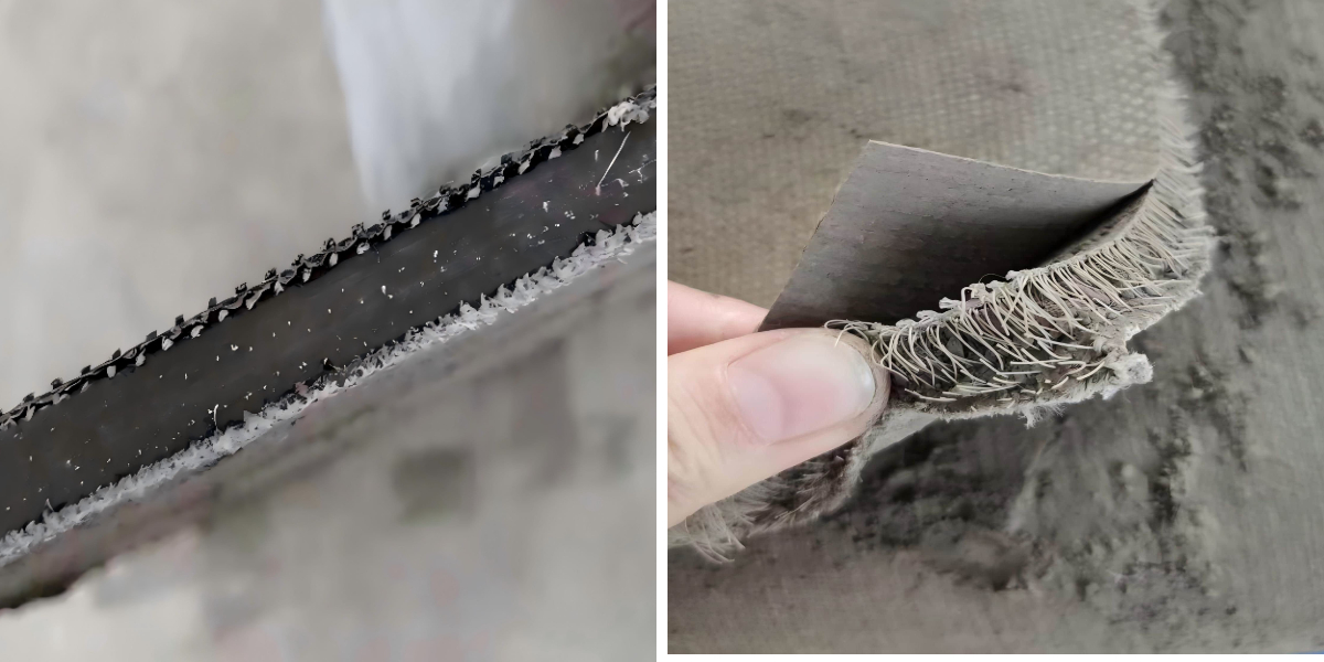 Ткань, пропитанная бетоном