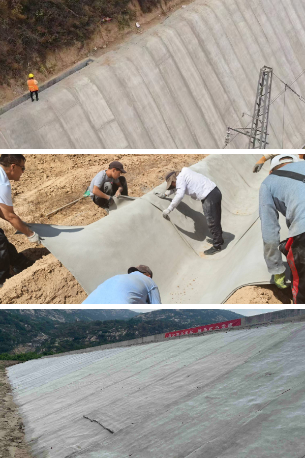 Temporäre Zufahrtsstraßen und Baustellenstabilisierung mit Zementdecken