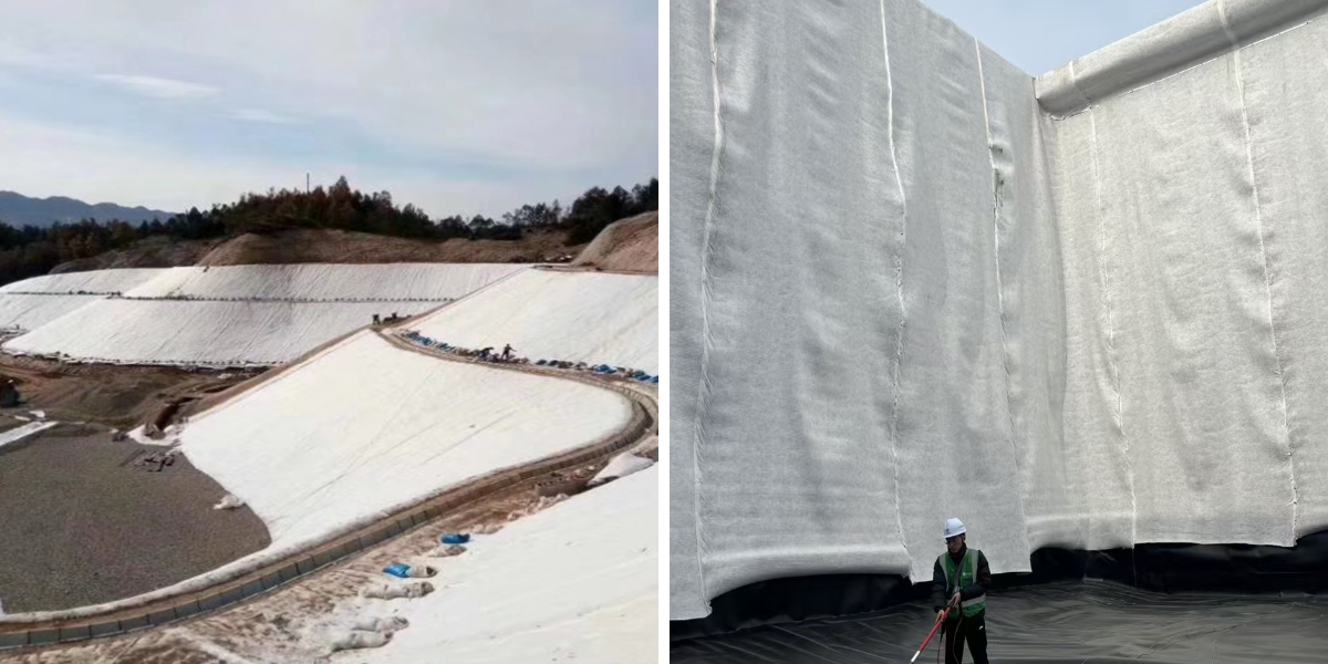 قماش الألياف الجغرافية قماش الألياف الجغرافية