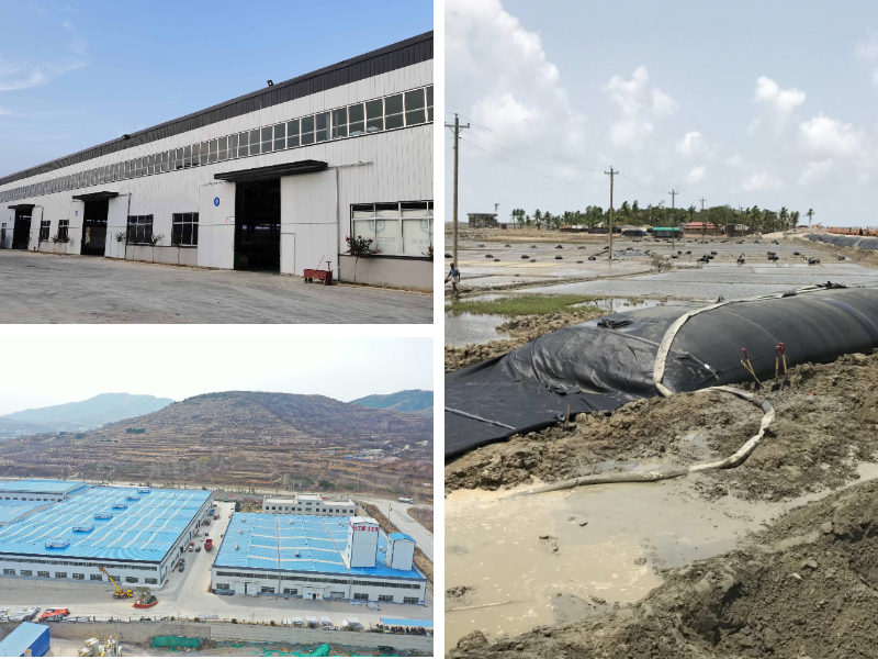 أكياس الترشيح لتجفيف المياه