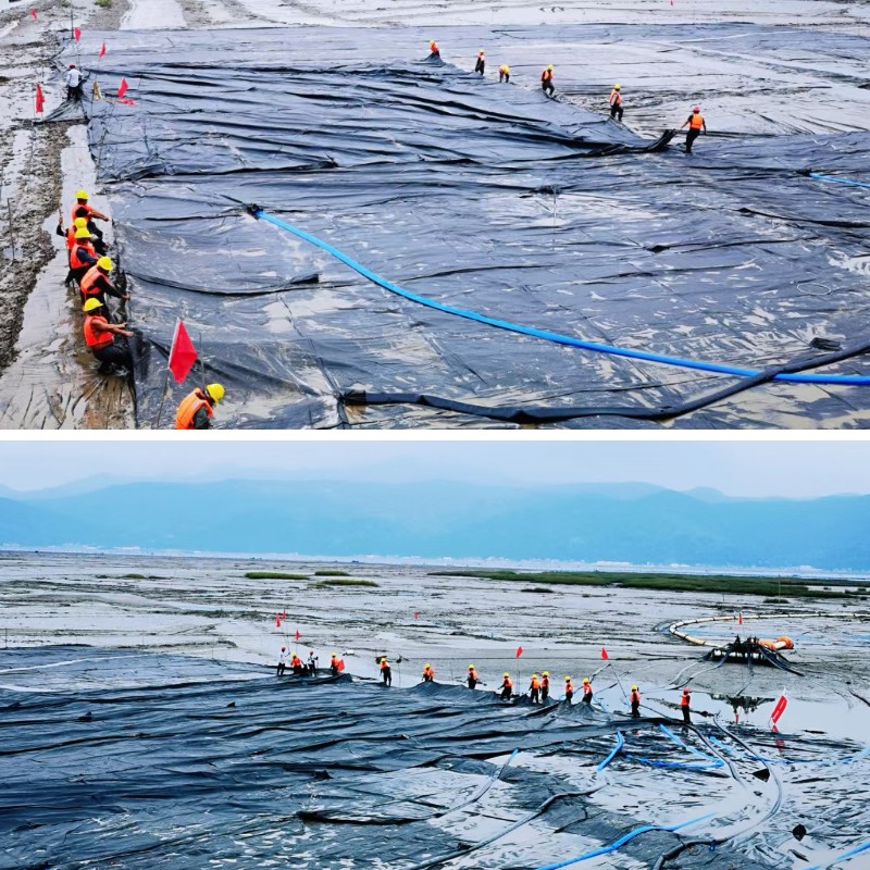 Auswahl von Geotextilien für die Entwässerung von Geotubes: Gewährleistung optimaler Filtration und Festigkeit