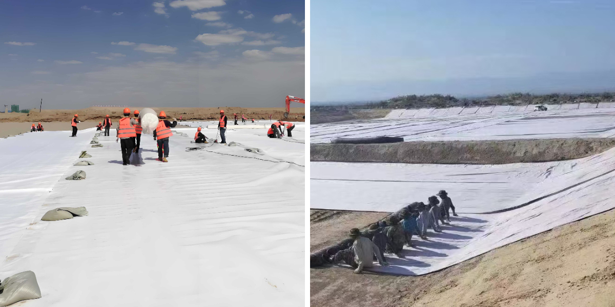 العزل المائي للنسيج الجغرافي