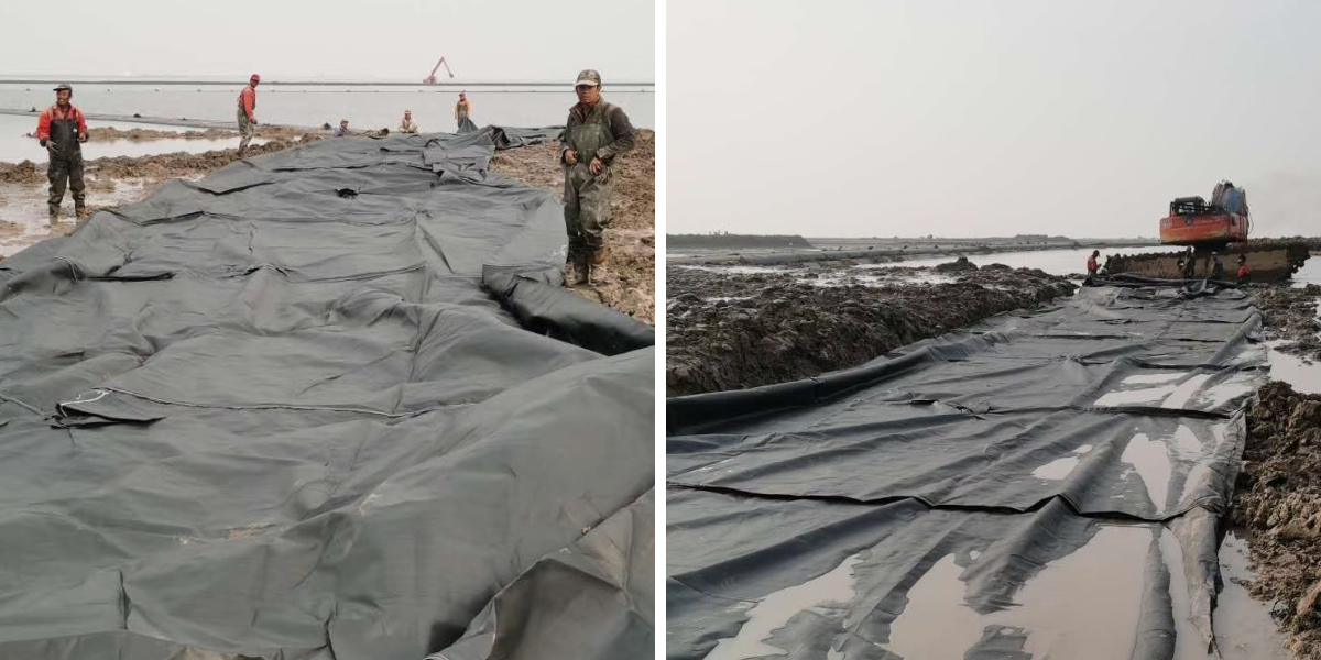 Geotubos de deshidratación frente a filtros de arena: una comparación de eficiencia para el control de sedimentos en la construcción.