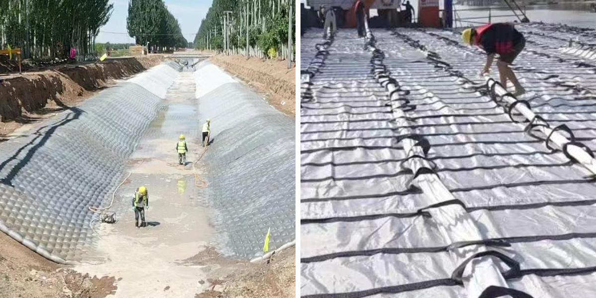 ポリプロピレン織布ジオテキスタイルを用いた土壌安定化および分離