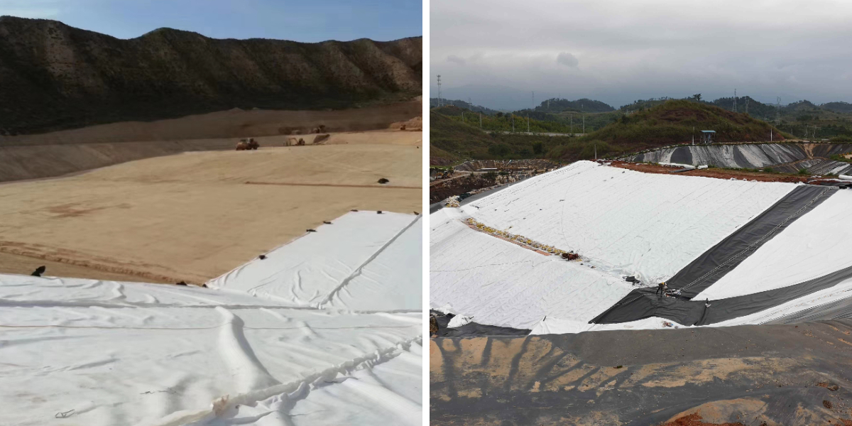 نسيج جيوتكسية للممرات الحصوية