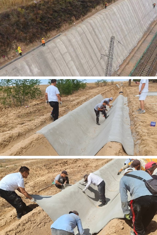 بطانية الأسمنت مقابل الخرسانة المرشوشة / Gunite: مقارنة بين حماية المنحدرات والبطانات