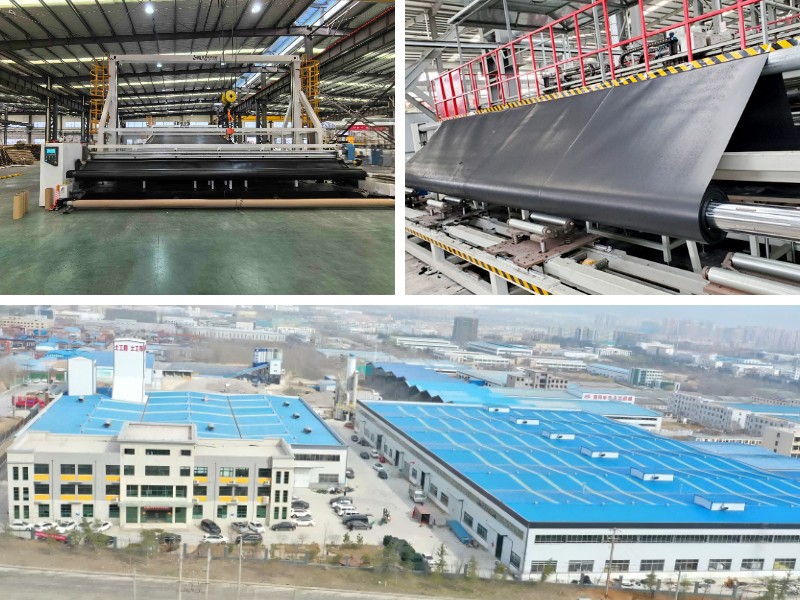 Revêtement de décharge en PEHD