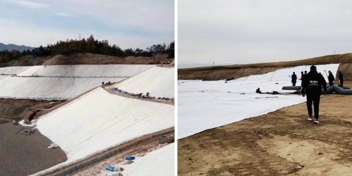 قماش الطرق غير المنسوج