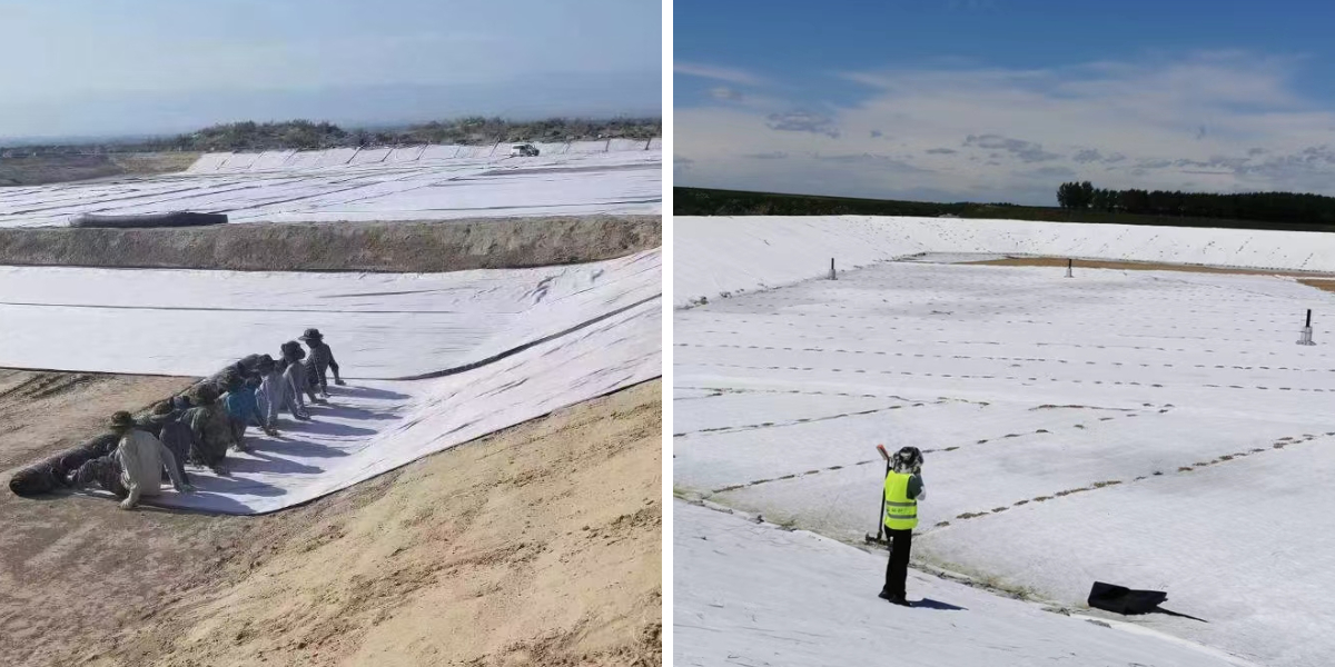 نسيج جيو أسفل الممرات