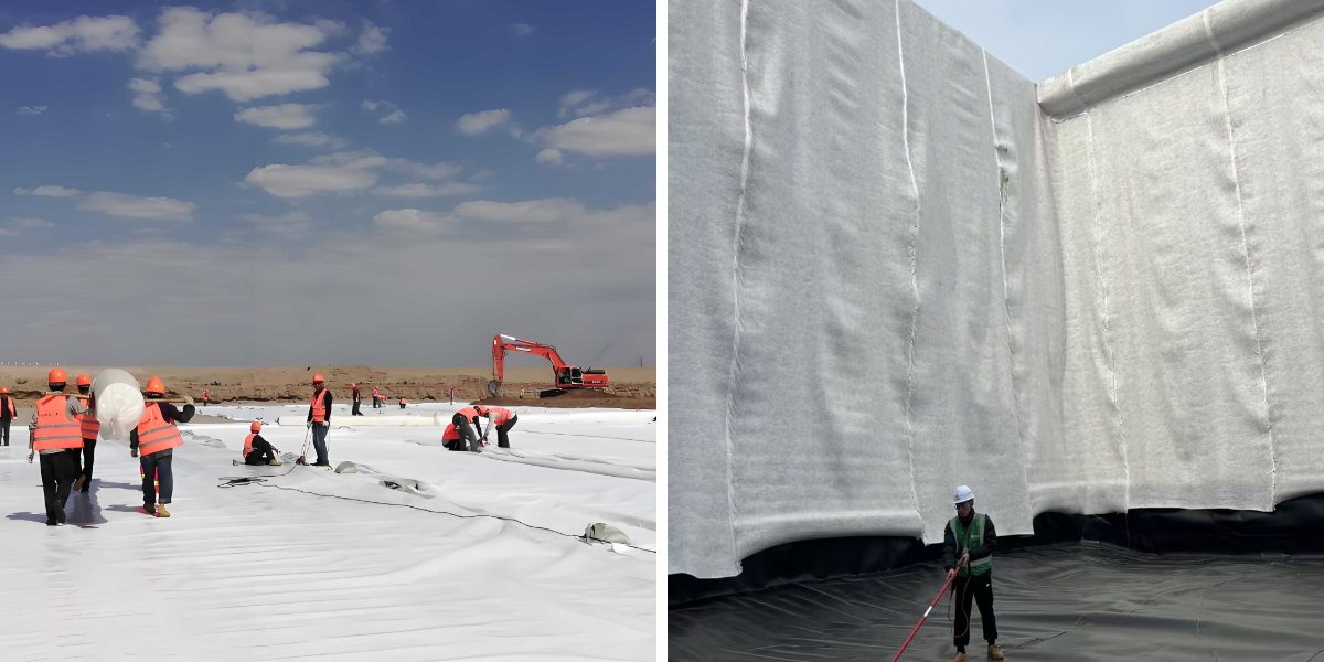 الجيوتكستايل 400 جرام للمتر المربع الجيوتكستايل 400 جرام للمتر المربع