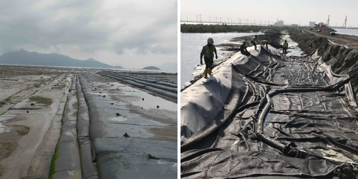 أنابيب الجيوتكستايل: حل واعد لصناعات متعددة