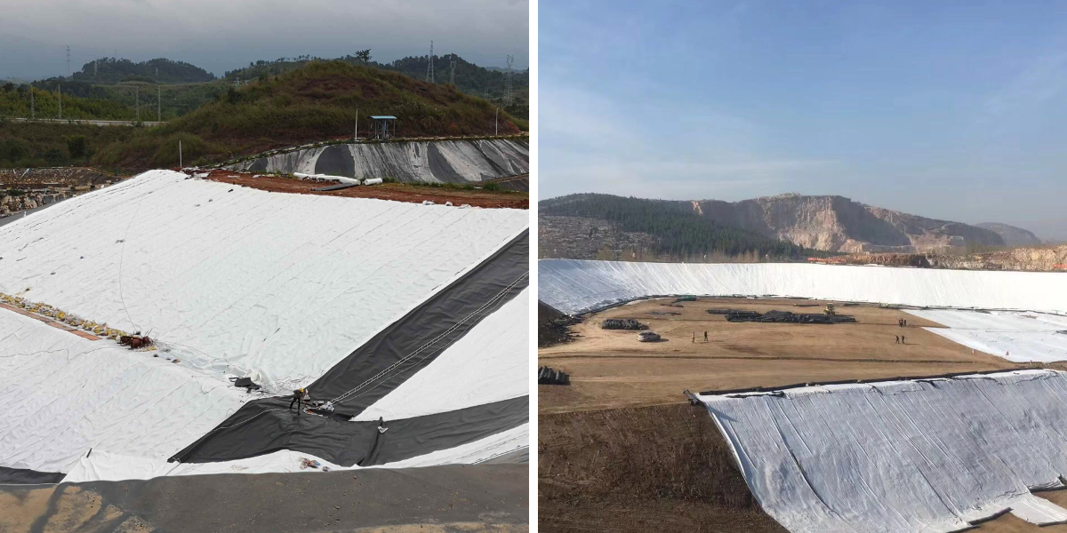 نسيج جيوتك للجدران الاستنادية