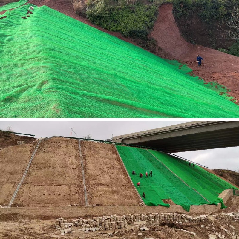 Praktik Terbaik untuk Pembentukan Vegetasi dengan Tikar Pengendali Erosi 3D.