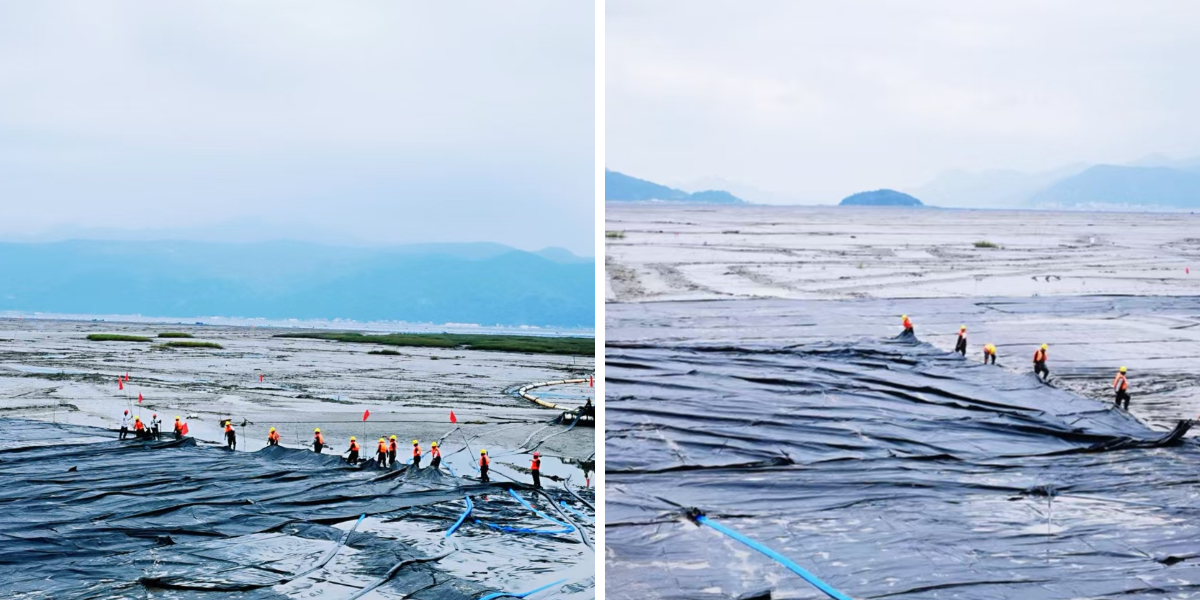 ジオチューブ技術による都市および産業汚泥の脱水 ジオチューブ技術による都市および産業汚泥の脱水