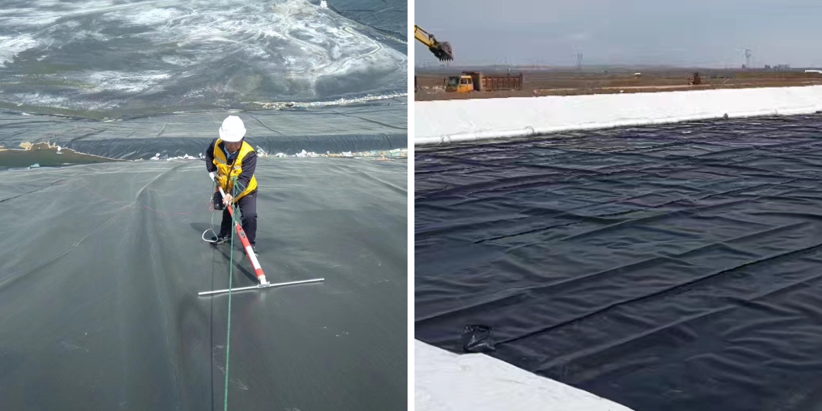 ความเสียหายทั่วไปของแผ่นกันซึม HDPE และวิธีการซ่อมแซม