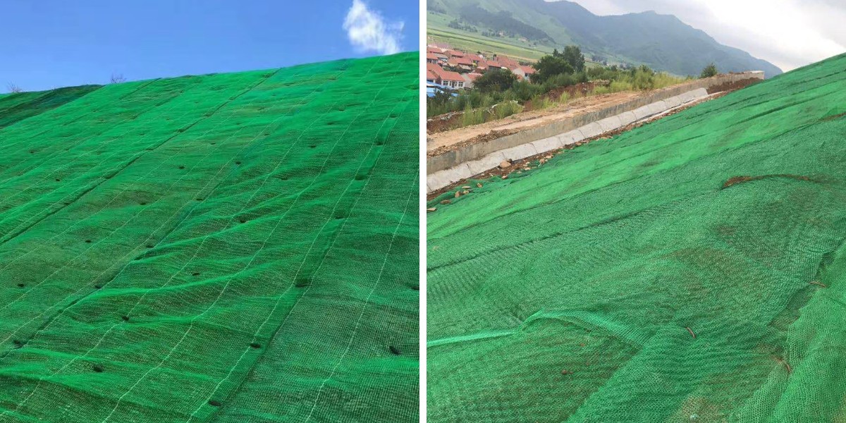 Géomat pour la protection des pentes contre l'érosion : idéal pour la protection des pentes abruptes et la croissance de la végétation