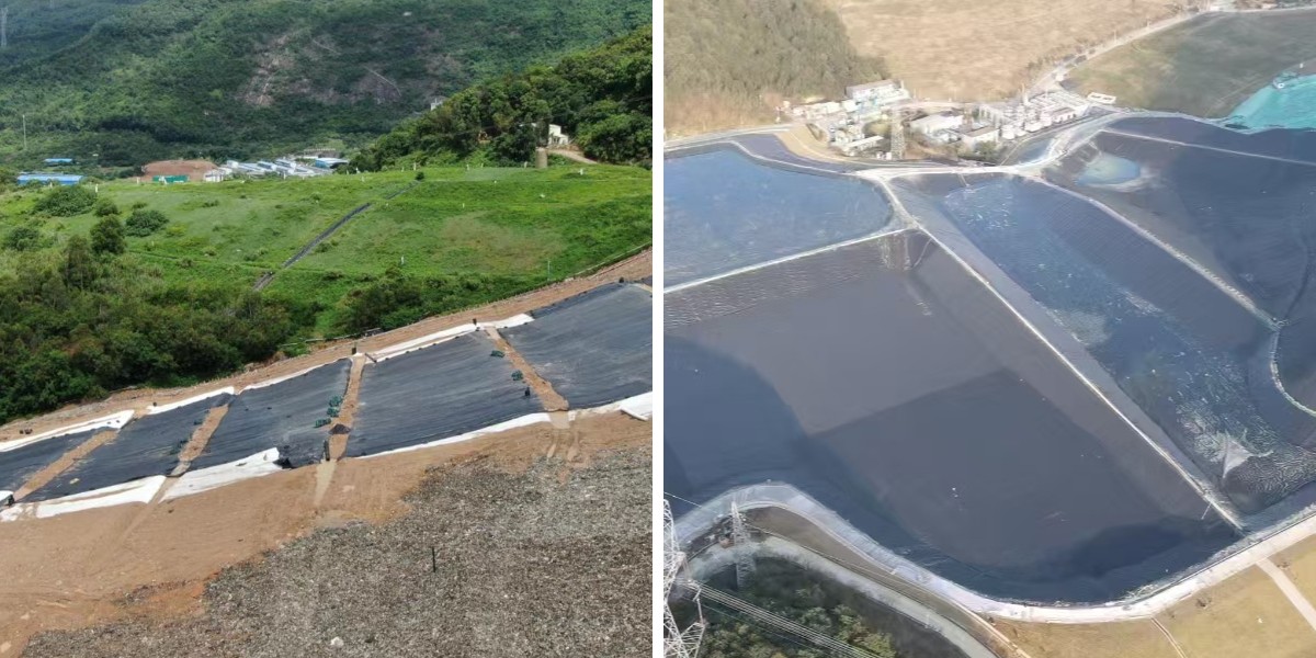 Konstruksi Kolam Akuakultur dengan Lapisan Geomembran HDPE Berkualitas Tinggi Konstruksi Kolam Akuakultur dengan Lapisan Geomembran HDPE Berkualitas Tinggi