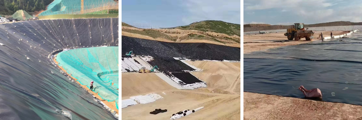 Technologies de soudage principales et processus d'installation standard du revêtement anti-infiltration en géomembrane HDPE