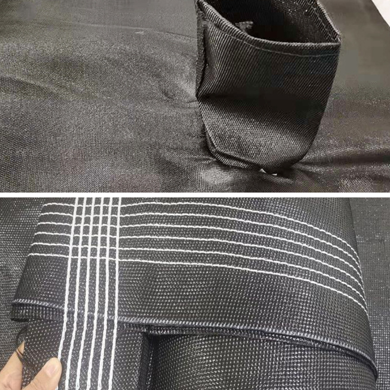 Tubos geotextiles (geotubos) para aplicaciones de drenaje y contención.