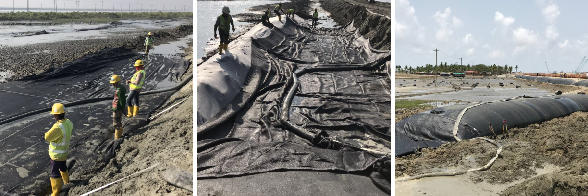 أكياس أنابيب الجيوتكستايل عالية القوة أكياس أنابيب الجيوتكستايل عالية القوة